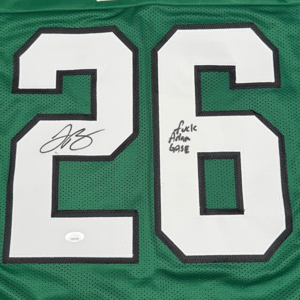 Le'Veon Bell Signed New York Jets Jersey XL JSA Certified Unique Inscription - Picture 8 of 9